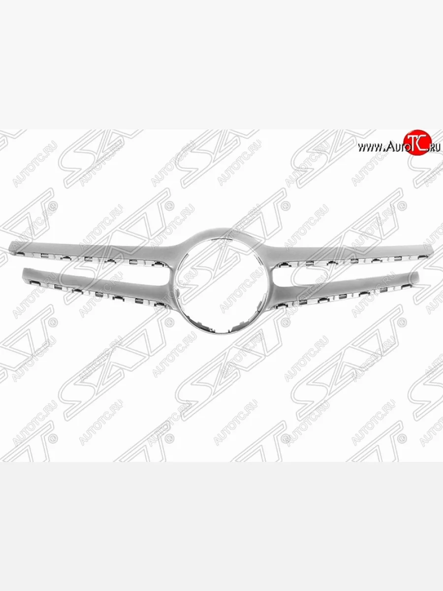 Молдинг решетки радиатора SAT (под камеру, пр-во Тайвань) Mercedes-Benz E-Class W212 рестайлинг седан (2013-2017)  в Керчи Республика Крым