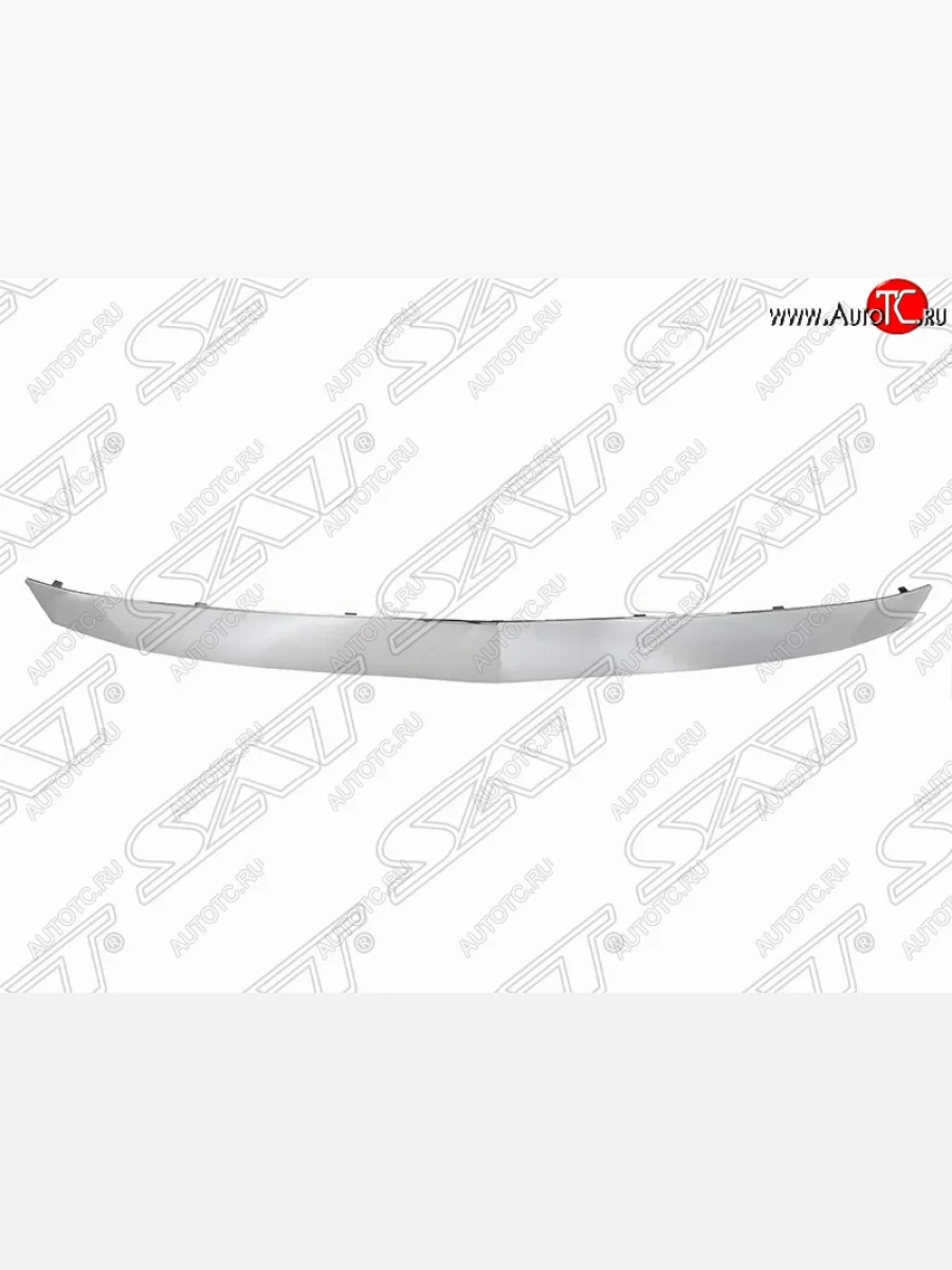 Молдинг решетки радиатора SAT Renault Logan 1 рестайлинг (2010-2016)  в Воронеже Воронежской области