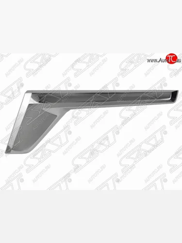 Левый молдинг решетки радиатора SAT Toyota Land Cruiser  200 (2015-2021) 2-ой рестайлинг
