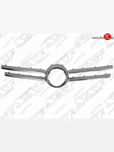 Молдинг решетки SAT (центральная часть) Volkswagen Touareg 1 GP рестайлинг (2006-2010)
