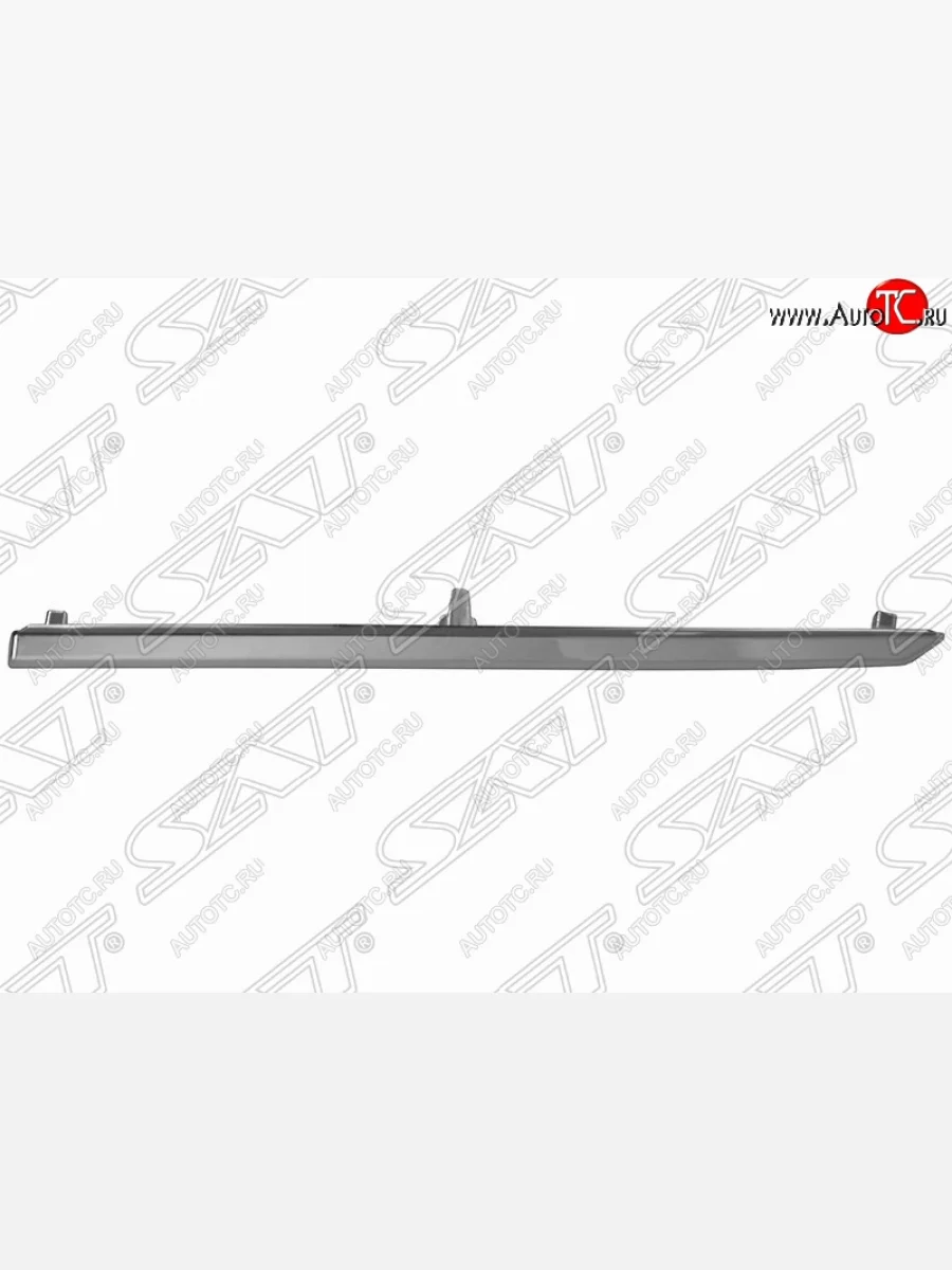 Левый молдинг решетки радиатора SAT (центральная часть) Honda Accord 9 CR седан дорестайлинг (2013-2016)  в Самаре Самарской области