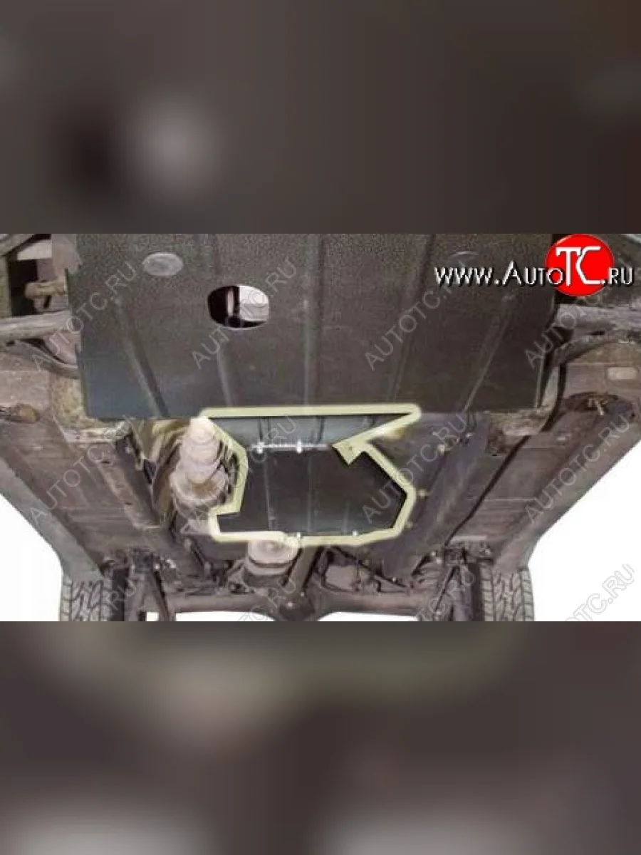 Защита КПП и раздатки КПП Броня-2 (усиленная, 2 элемента) Chevrolet Niva 2123 рестайлинг (2009-2020)  в Самаре Самарской области