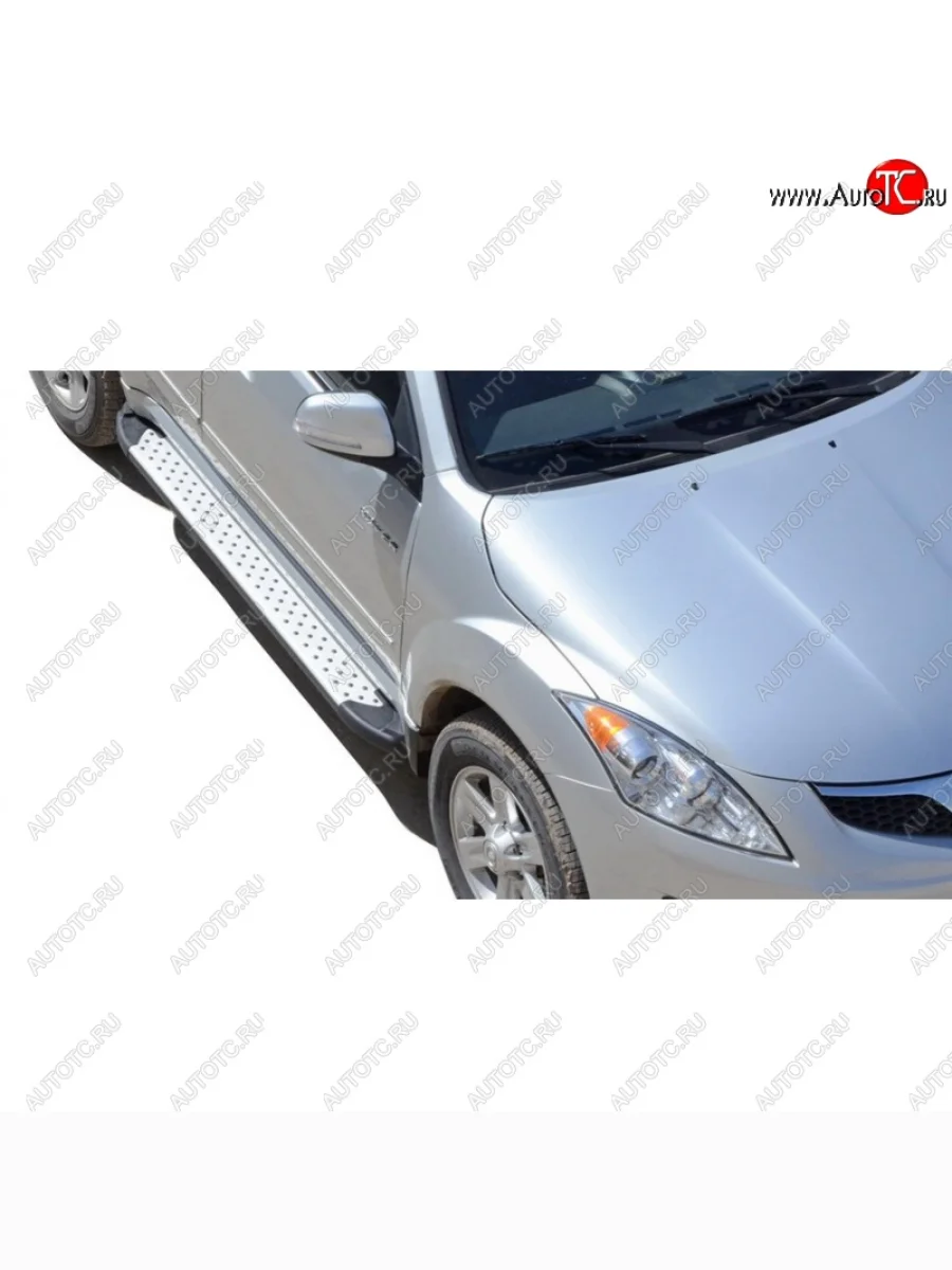 Порожки для ног Бумер (алюминий)  Great Wall Hover H5 (2010-2017)  в Самаре Самарской области