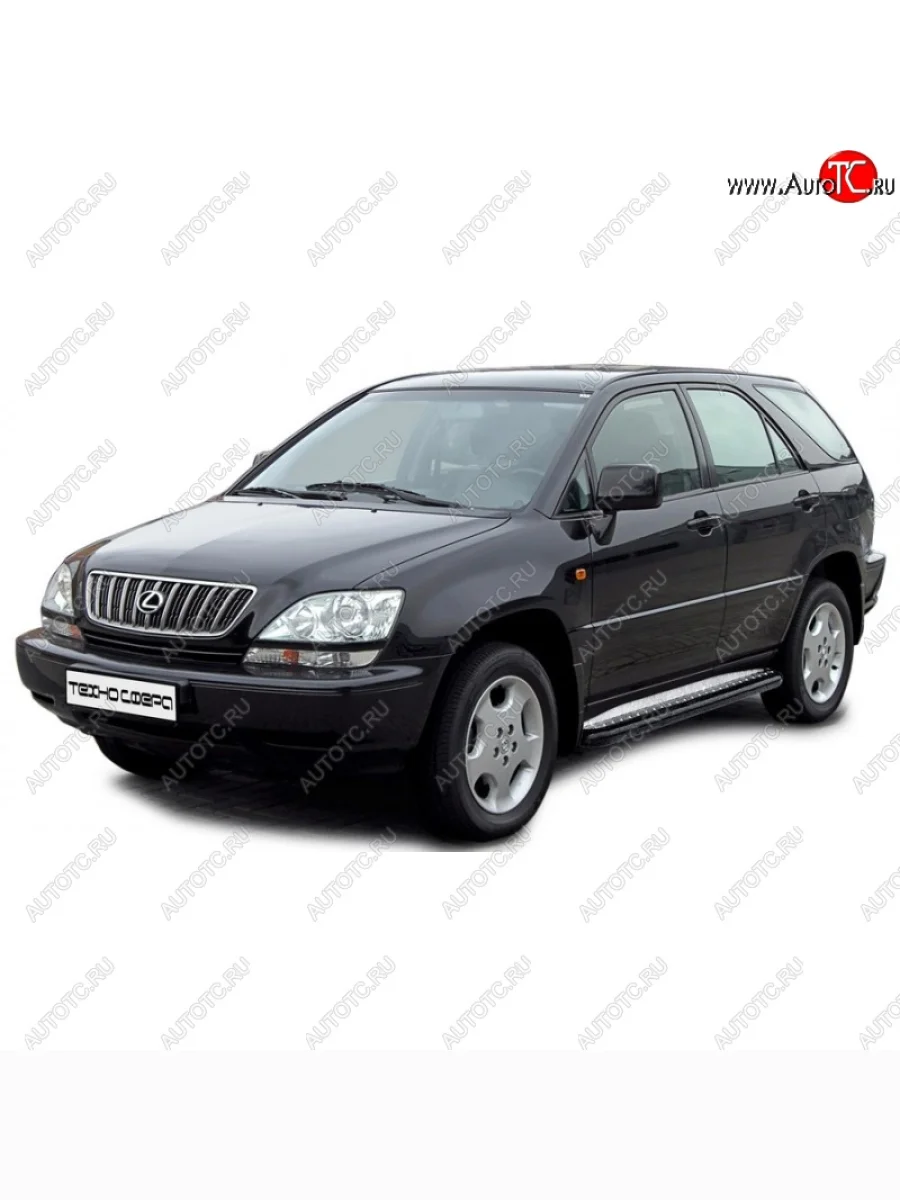 Защита порогов ТехноСфера (Техно Сфера) (нержавейка, с алюминиевым листом, d63.5 mm) Lexus RX300 XU10 дорестайлинг (1995-2001)  в Керчи Республика Крым