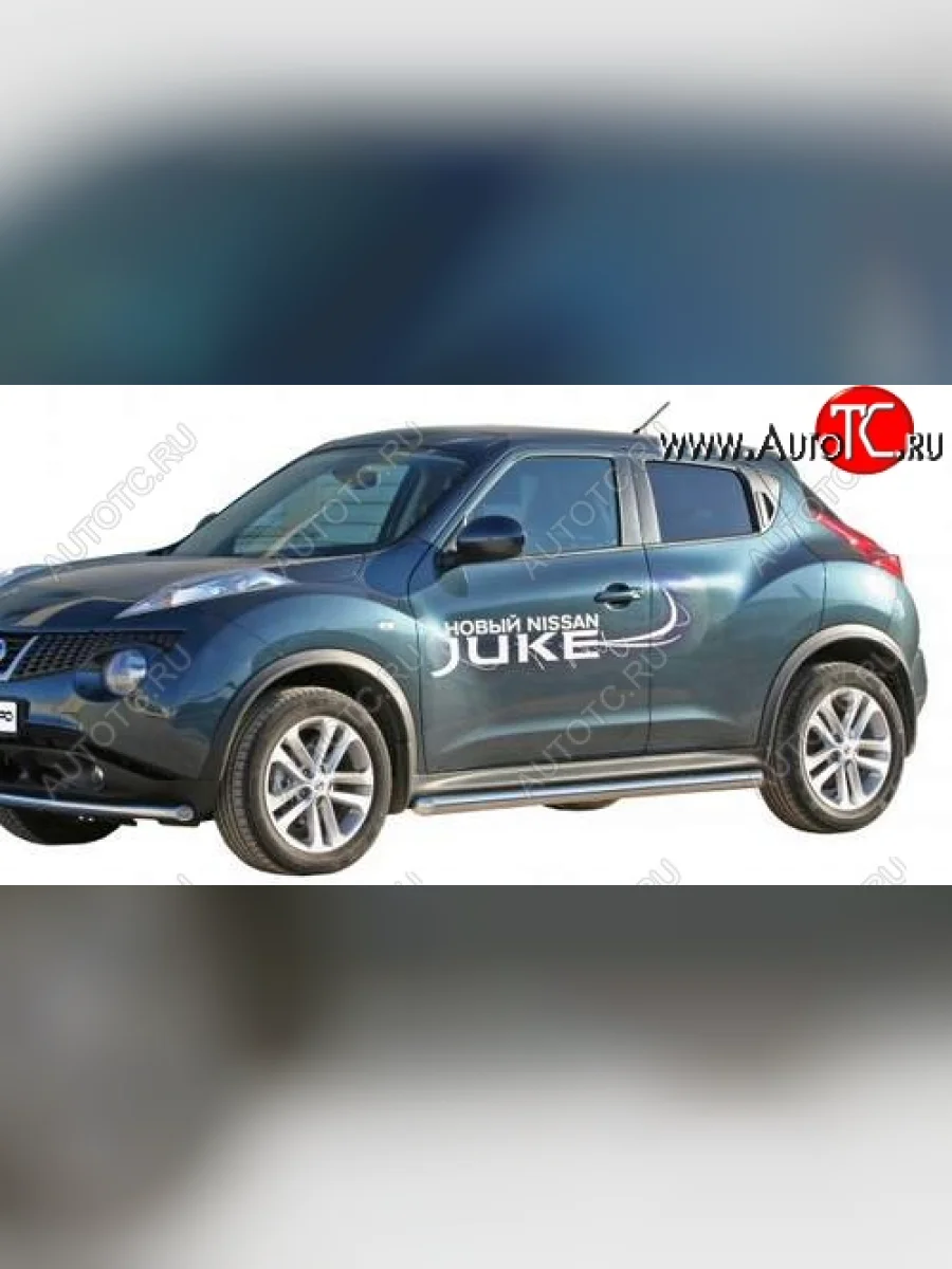 Защита порогов ТехноСфера (Техно Сфера) (нержавейка, 63.5 mm)  Nissan Juke (2010-2020) 1 YF15  В Кинешме Ивановской области