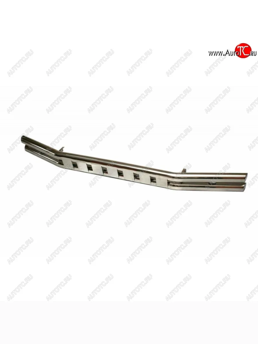 Защита переднего бампера ТехноСфера (Техно Сфера) Супер (двойная, нержавейка, d63.5 mm) Toyota Land Cruiser 10 100 дорестайлинг (1998-2002)  в Керчи Республика Крым