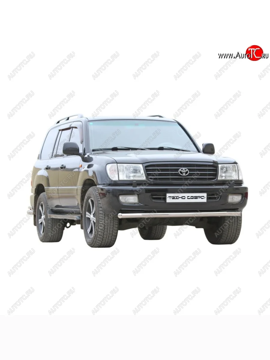Защита переднего бампера ТехноСфера (Техно Сфера) (нержавейка, d63.5 mm) Toyota Land Cruiser 10 100 дорестайлинг (1998-2002)  в Керчи Республика Крым
