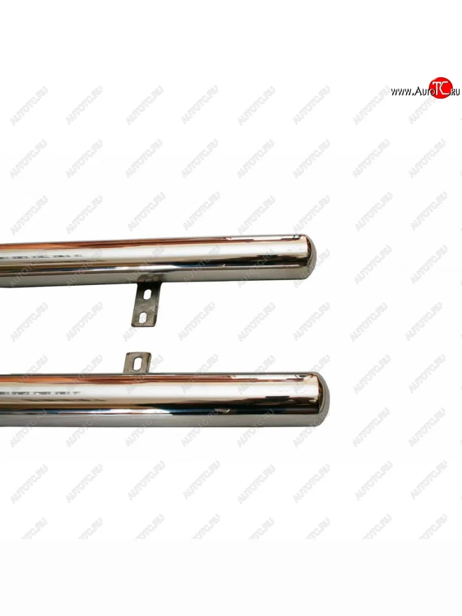 Защита порогов ТехноСфера (Техно Сфера) (нержавейка, 63.5 mm) Toyota RAV4 CA20 5 дв. дорестайлинг (2000-2003)  в Самаре Самарской области