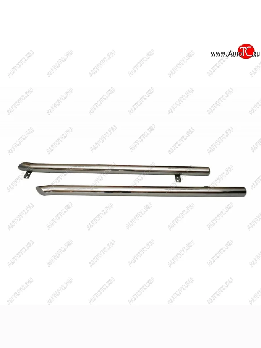 Защита порогов ТехноСфера (Техно Сфера) (Сталь с покрытием, 63.5 mm) Toyota RAV4 CA20 5 дв. дорестайлинг (2000-2003) (цвет: Серебристый)  в Перми Пермском крае