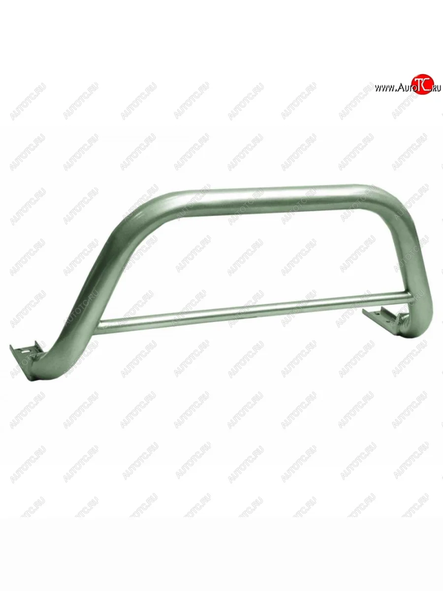 Защита переднего бампера ТехноСфера (Техно Сфера) Дуга (Сталь с покрытием, d51 mm)  Лада ВАЗ  Калина ( 1118,  1117,  1119), Калина Спорт  1119 (цвет: Серебристый)  в Самаре Самарской области