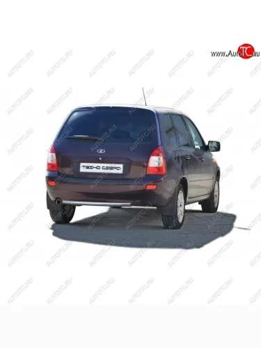 Защита заднего бампера ТехноСфера (Техно Сфера) (Сталь с покрытием, 51 mm) Лада ВАЗ Калина  1117 (2004-2013) универсал