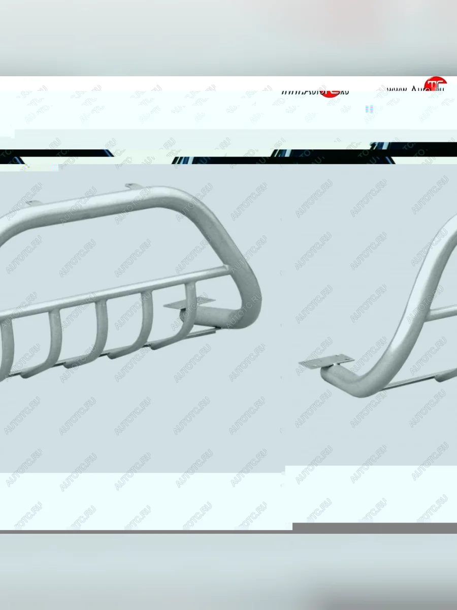 Защита переднего бампера ТехноСфера (Техно Сфера) (Сталь с покрытием, d51 mm) Лада ВАЗ 2110 седан (1995-2007) (цвет: Серебристый)  в Керчи Республика Крым