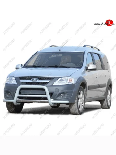 Защита переднего бампера ТехноСфера (Техно Сфера) (с усами, Сталь с покрытием, d63.5 mm) Лада ВАЗ Ларгус дорестайлинг R90 (2012-2021) Защита переднего бампера ТехноСфера (Техно Сфера) (с усами, Сталь с покрытием, d63.5 mm) Лада ВАЗ Ларгус дорестайлинг R90 (2012-2021)