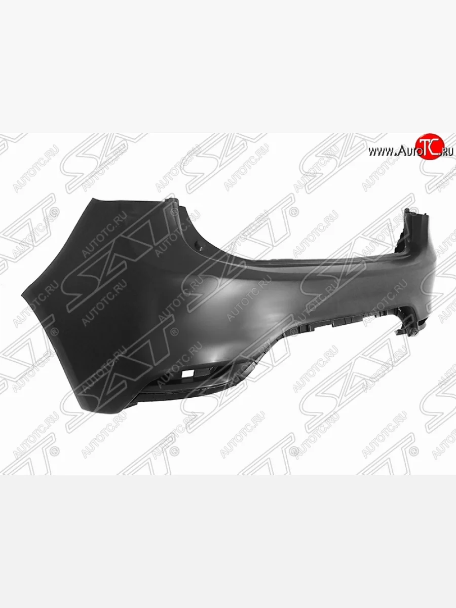 Задний бампер SAT (Russian Type) KIA Rio 3 QB хэтчбек 5 дв. рестайлинг (2015-2017) (Неокрашенный)  в Керчи Республика Крым