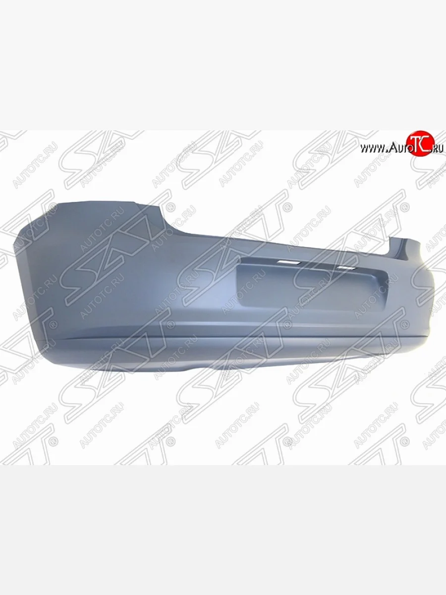 Задний бампер SAT  Volkswagen Polo (2009-2015) Mk5 6R,6C,61 (Неокрашенный)  в Самаре Самарской области