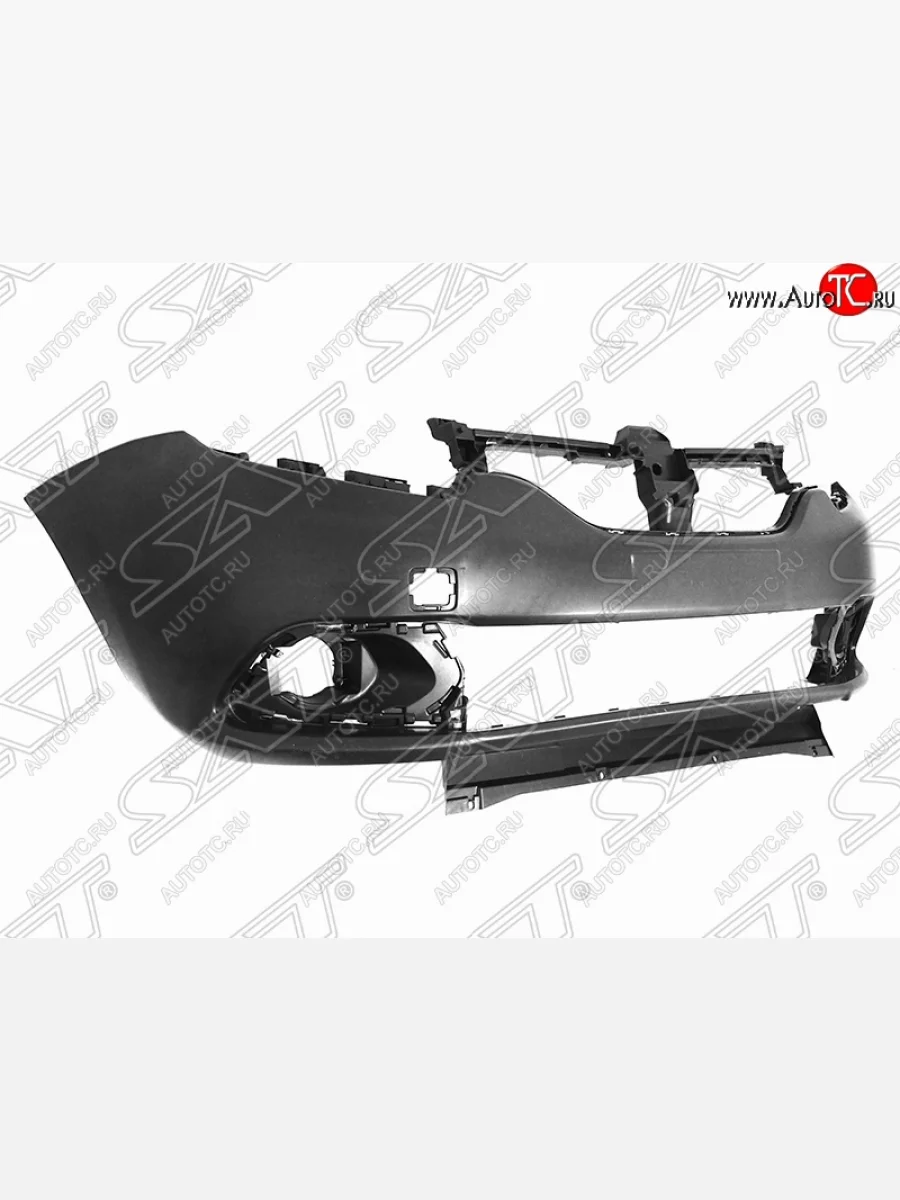 Передний бампер SAT Renault Sandero 2 дорестайлинг (2014-2018) (Неокрашенный)  в Керчи Республика Крым