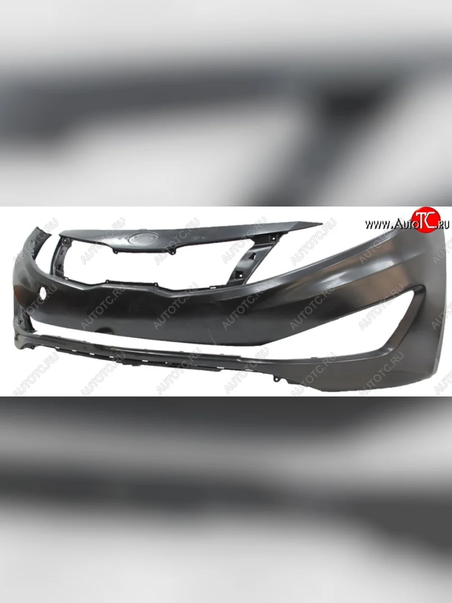 Передний бампер SAT (комплектация SX, пр-во Тайвань) KIA Optima 3 TF дорестайлинг седан (2010-2013) (Неокрашенный)  в Перми Пермском крае