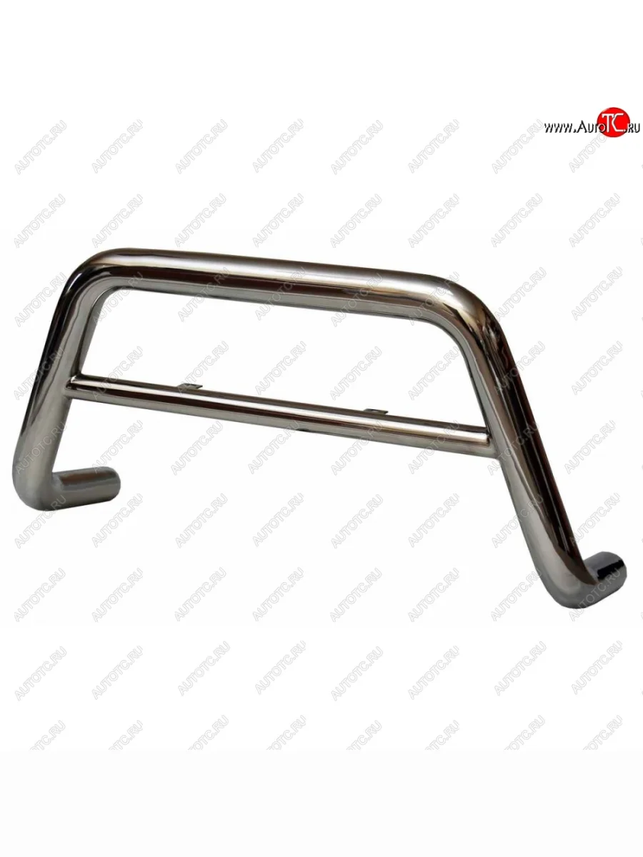 Защита переднего бампера ТехноСфера (Техно Сфера) (низкая. нержавейка, d63.5 mm) Лада ВАЗ 2123 (Нива Шевроле) 1 рестайлинг (2009-2020)  в Самаре Самарской области