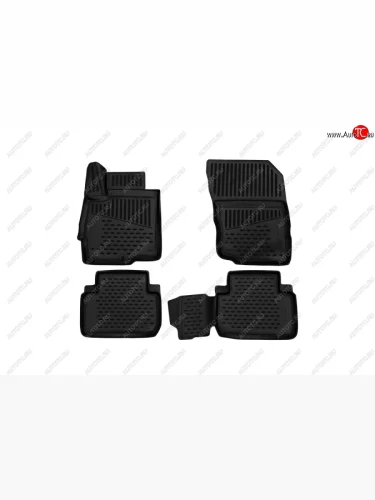 Комплект ковриков в салон Element (4 шт, полиуретан) Mitsubishi Eclipse Cross GK дорестайлинг (2017-2021)