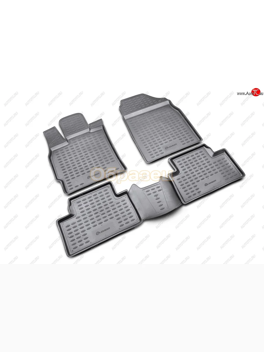 Комплект ковриков в салон Element (4 шт, полиуретан) Ford Mondeo Mk4,DG дорестайлинг, универсал (2007-2010)  в Керчи Республика Крым