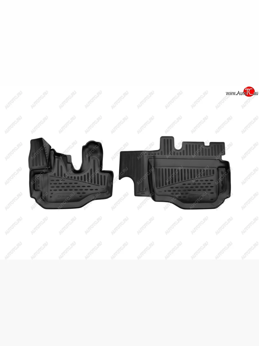 Комплект ковриков в салон Element (с 2017 года, 2,5/МКПП, 2 шт, полиуретан)  Hyundai HD-35 (2011-2025)  в Керчи Республика Крым