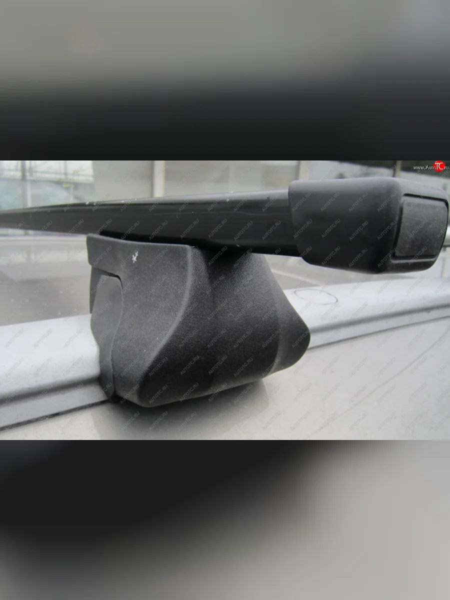 Комплект поперечин с крепежом для интегрированых рейлингов Integra Лада ВАЗ 2123 (Нива Шевроле) дорестайлинг (2002-2008) (Стальные поперечины 1200 мм)  в Воронеже Воронежской области