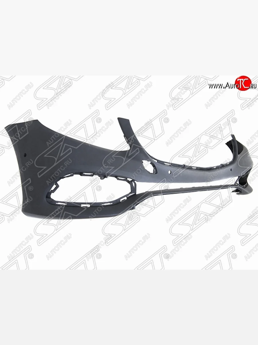 Передний бампер SAT Mercedes-Benz E-Class W213 седан дорестайлинг (2016-2020) (Неокрашенный)  в Самаре Самарской области