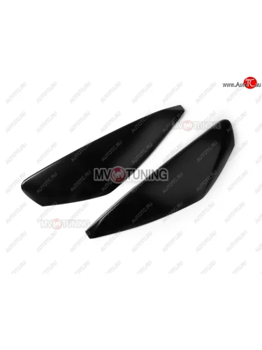 Реснички на фары Mv-art var №2 (широкие) Opel Astra ( H,  H GTC) (2004-2011) универсал, хэтчбек 3 дв. дорестайлинг, хэтчбек 3 дв. рестайлинг