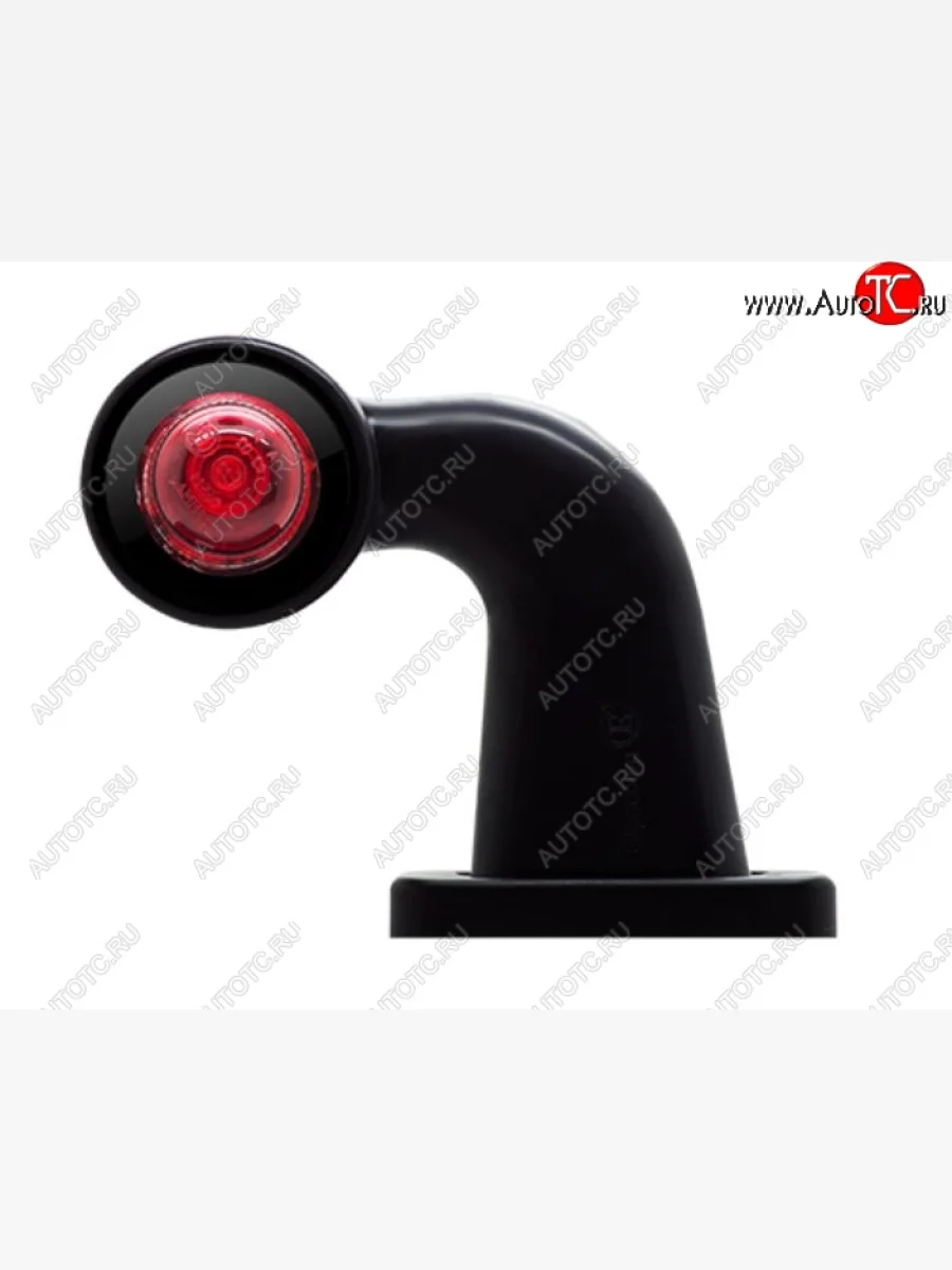 Фонарь габаритный и контурный Евросвет ГФ 3.6 LED2 JAC Sunray LC6T32 автобус (2020-2025) (12В, Черное кольцо)  в Керчи Республика Крым