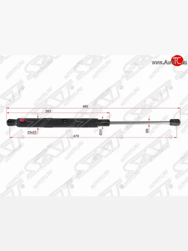 Упор багажника SAT Mercedes-Benz E-Class S213 универсал рестайлинг (2020-2025)