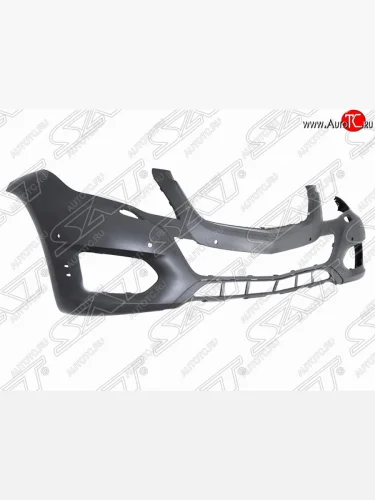 Передний бампер SAT (под омыватели и сонары) Mercedes-Benz GLK class X204 рестайлинг (2012-2015)