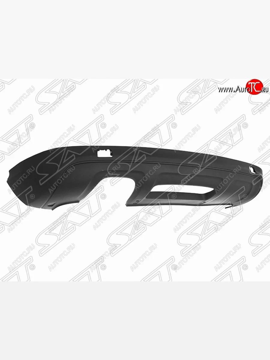 Накладка заднего бампера SAT Audi Q3 8U дорестайлинг (2011-2015) (Неокрашенная)  в Керчи Республика Крым