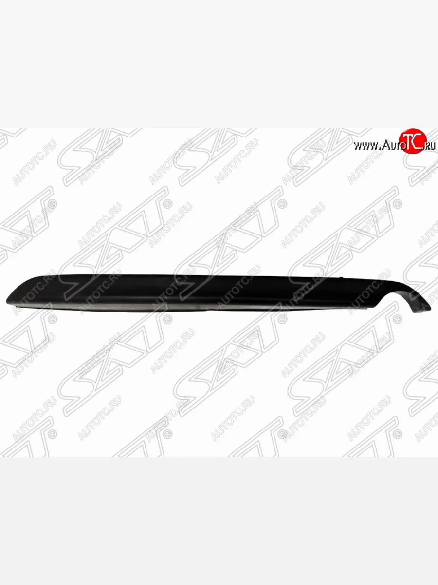 Накладка заднего бампера SAT (нижняя часть) Honda Fit GE дорестайлинг (2007-2010) (Неокрашенная)  в Перми Пермском крае