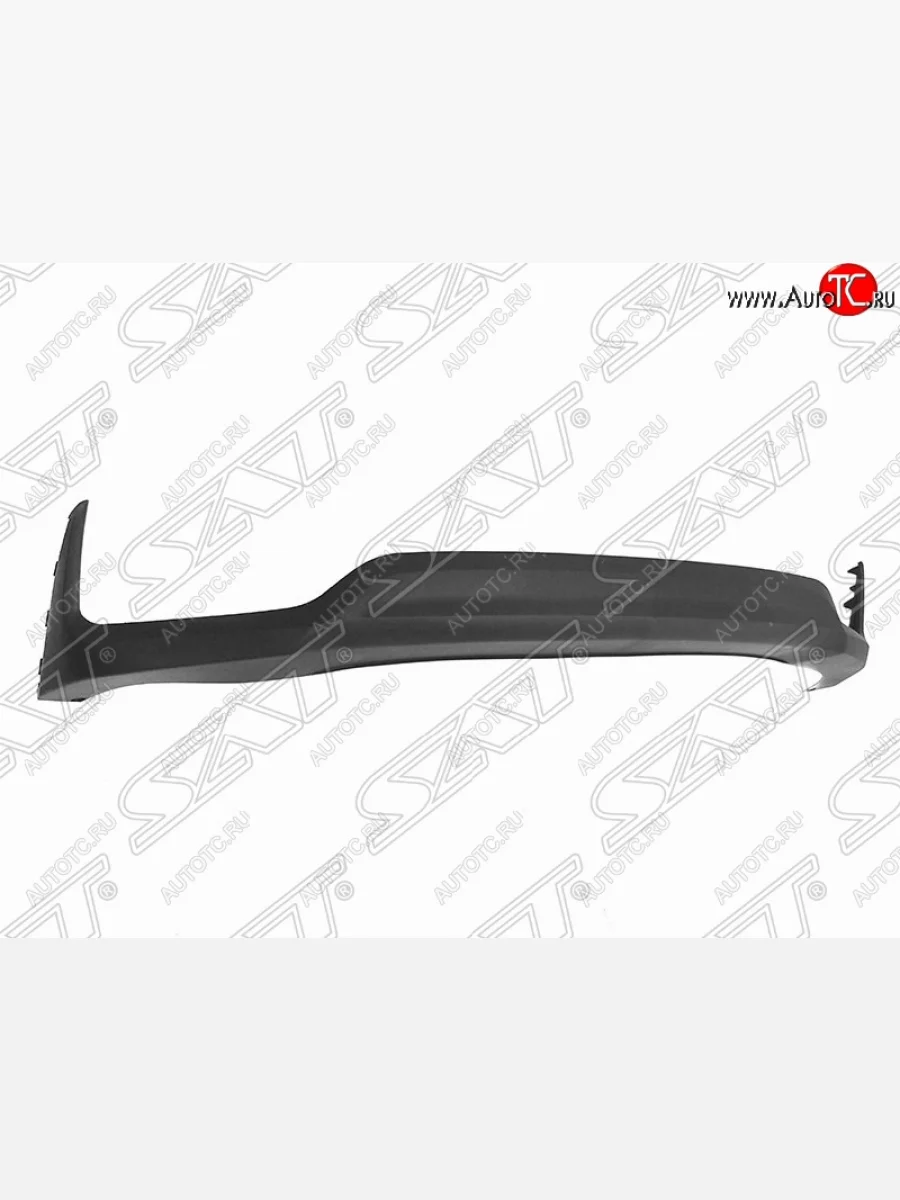 Накладка заднего бампера SAT (нижняя часть) Hyundai Solaris HCR седан дорестайлинг (2017-2020) (Неокрашенная)  в Керчи Республика Крым