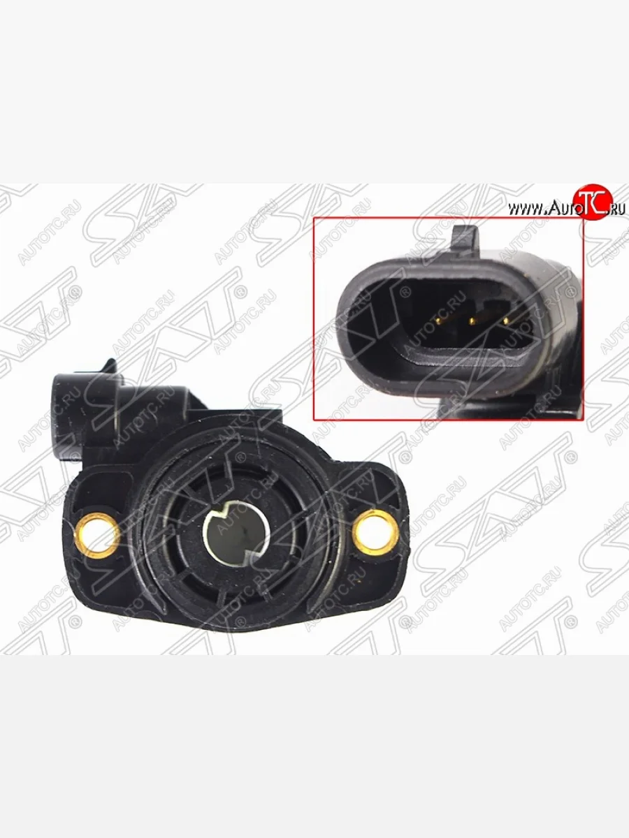 Датчик положения дроссельной заслонки SAT (металл. заслонка, Logan/Sandero - 8V, Largus - 1,4/1,6) Лада ВАЗ Ларгус дорестайлинг R90 (2012-2021)  в Керчи Республика Крым