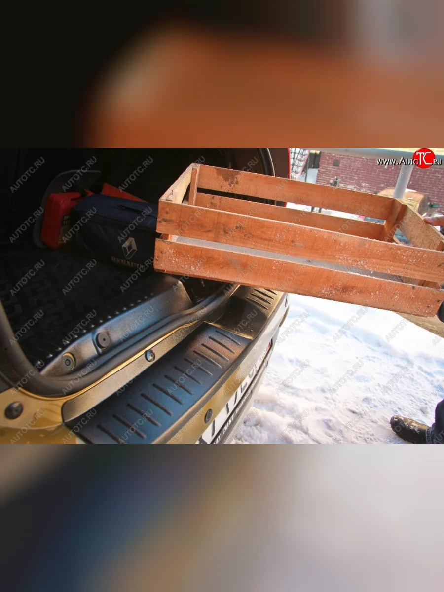 Накладка в проём багажника АртФорм Renault Sandero 2 дорестайлинг (2014-2018)  в Керчи Республика Крым