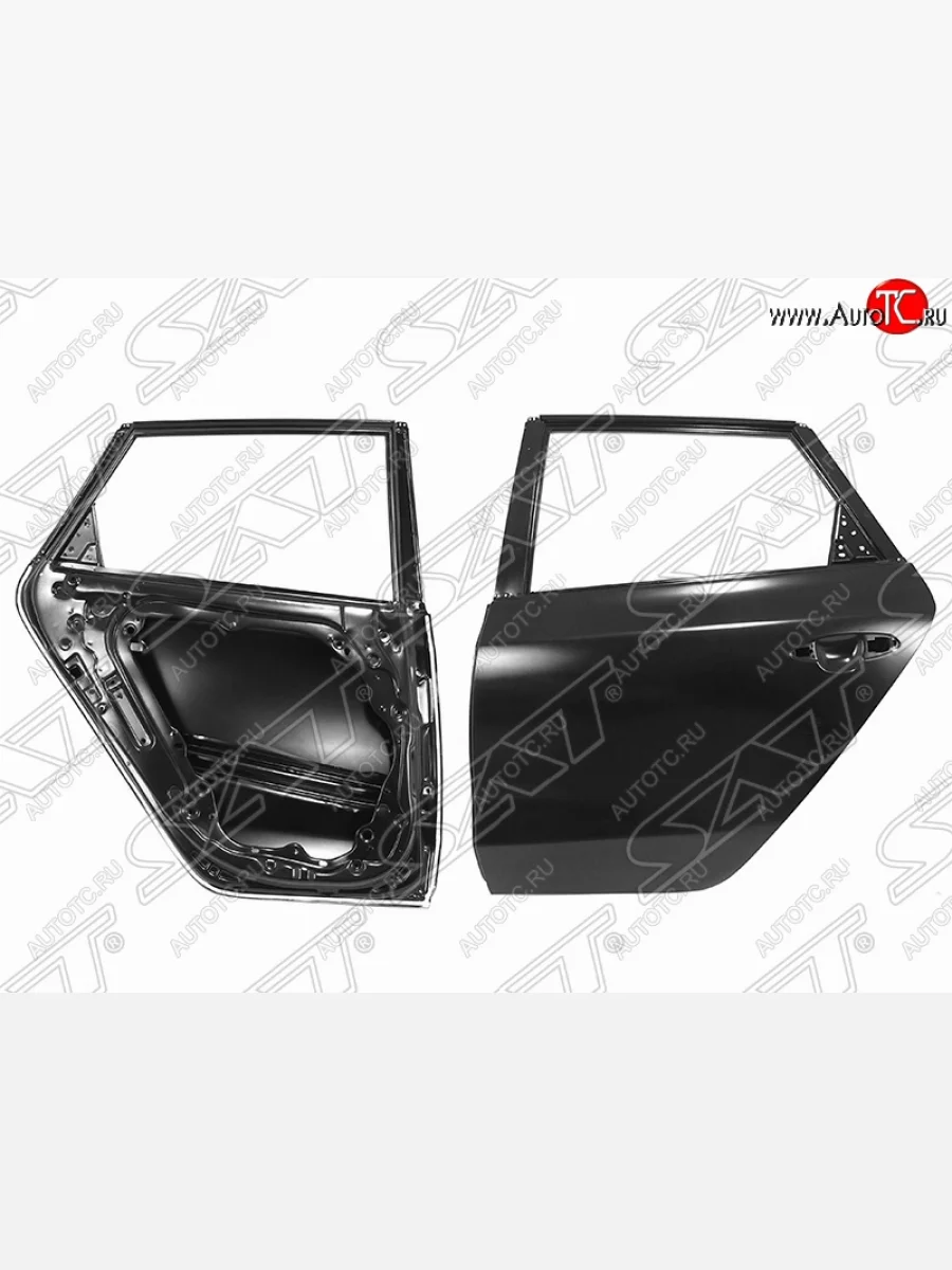 Левая дверь задняя SAT (WGN) KIA Ceed 2 JD дорестайлинг универсал (2012-2016) (Неокрашенная)  с доставкой в г. Керчь