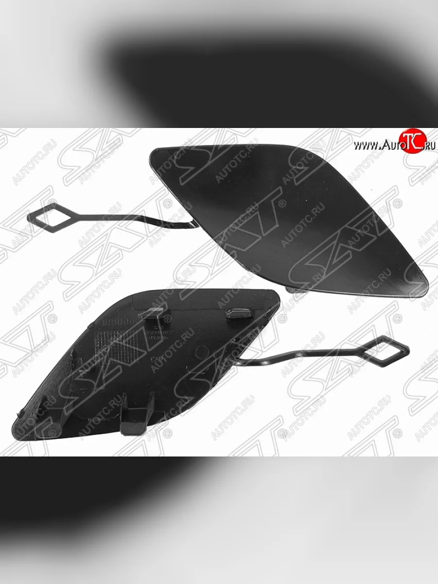 Заглушка буксировочной проушины в передний бампер SAT (под крюк) Mercedes-Benz GLC class X253 (2015-2023) (Неокрашенная)  в Керчи Республика Крым