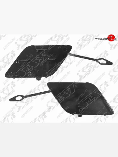 Заглушка в передний бампер SAT (под крюк) Mercedes-Benz C-Class  W204 (2011-2015) рестайлинг седан