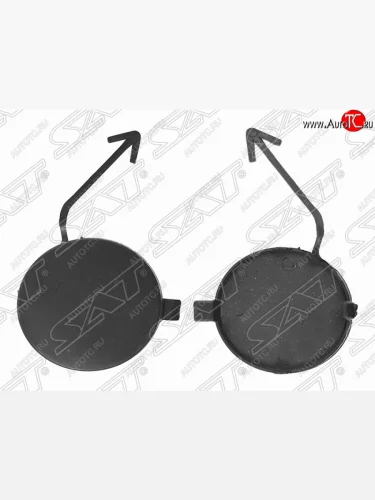 Заглушка буксировочной проушины в передний бампер SAT Skoda Fabia Mk2 универсал дорестайлинг (2007-2010)