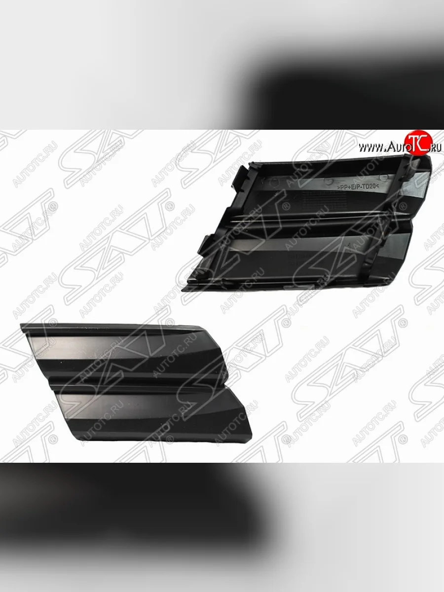 Заглушка буксировочной проушины в передний бампер SAT Toyota Camry XV70 дорестайлинг (2017-2021) (Неокрашенная)  в Керчи Республика Крым