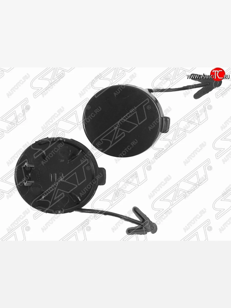Заглушка буксировочной проушины в передний бампер SAT  Volkswagen Polo (2009-2015) Mk5 6R,6C,61 (Неокрашенная)  в Воронеже Воронежской области