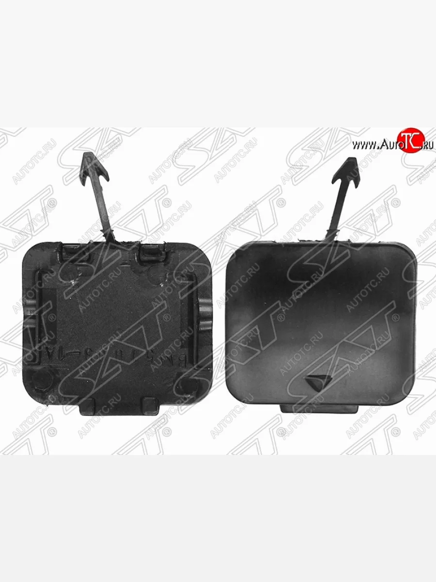 Заглушка в передний бампер SAT (под крюк) BMW 5 серия E39 седан рестайлинг (2000-2003) (Неокрашенная)  в Самаре Самарской области