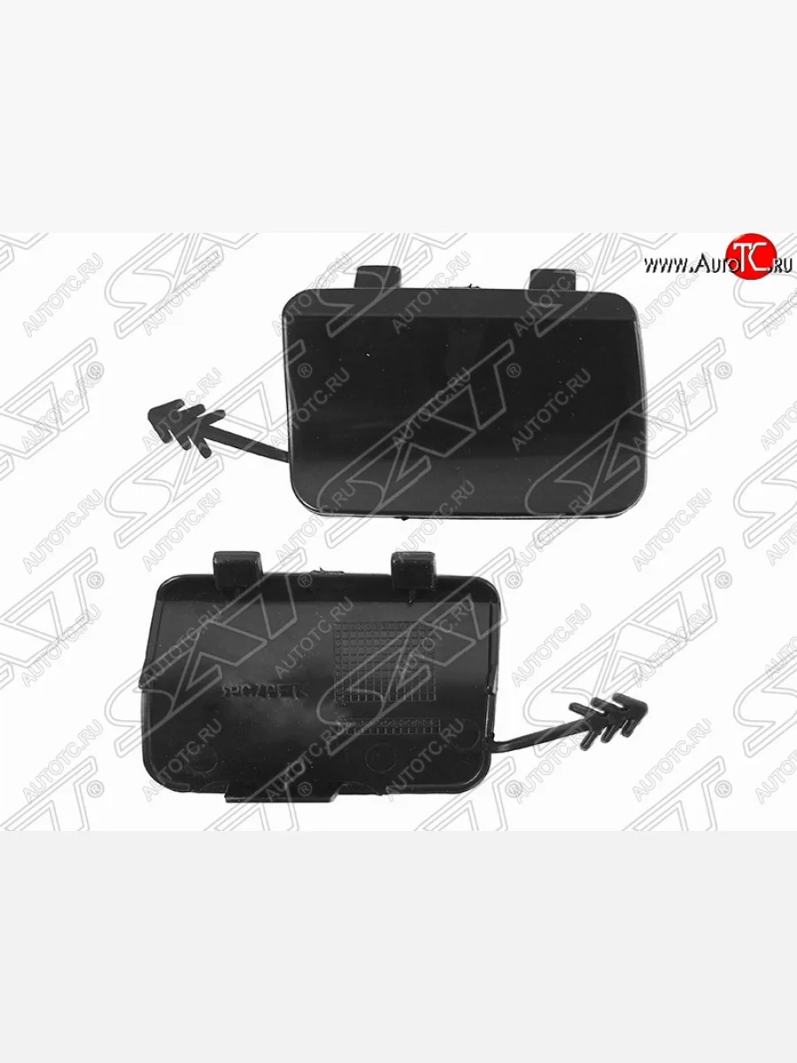 Левая заглушка в задний бампер SAT (под крюк) Audi Q3 8U дорестайлинг (2011-2015) (Неокрашенная)  с доставкой в г. Пермь