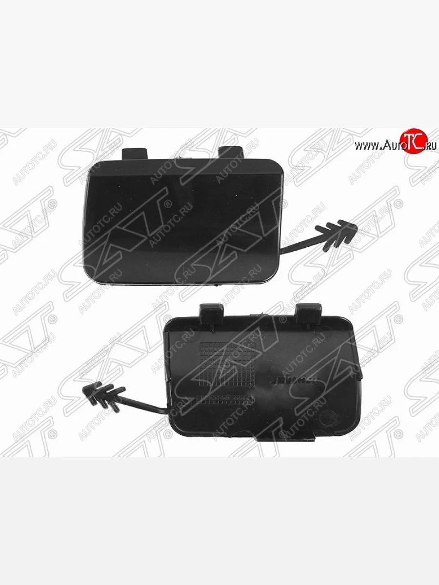 Правая заглушка в задний бампер SAT (под крюк) Audi Q3 8U дорестайлинг (2011-2015) (Неокрашенная)  с доставкой в г. Керчь