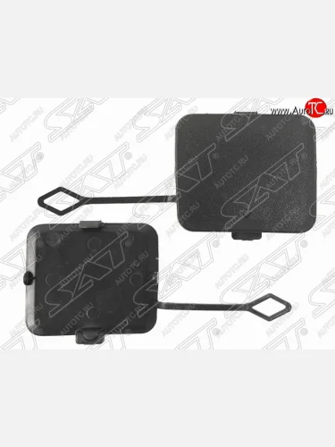 Правая заглушка в задний бампер SAT (под крюк, комплект) BMW X3 F25 дорестайлинг (2010-2014)