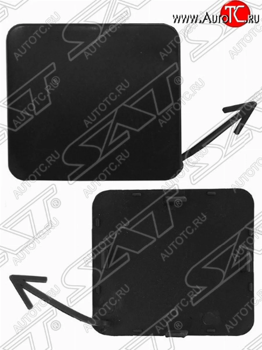 Заглушка буксировочной проушины в задний бампер Russia Type SAT  Nissan Almera (2012-2019) 3 G15 (Неокрашенная)  в Самаре Самарской области