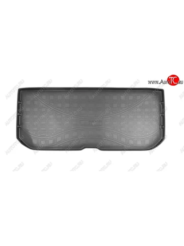 Коврик в багажник Norplast (7 мест, разложенный 3 ряд) (Черный) Honda Pilot YF6 рестайлинг (2018-2021)