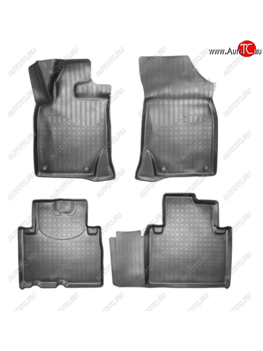 Коврики салонные Noplast Geely Atlas NL3 (2016-2022) (Серый)  с доставкой в г. Керчь