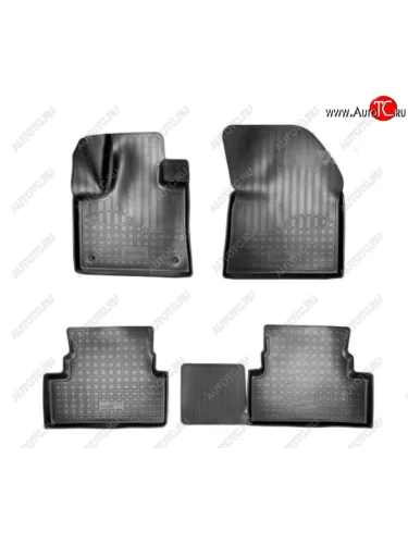 Коврики салонные Noplast (Серый) Peugeot 3008 2 C1A,C2A доресайлинг (2016-2020)